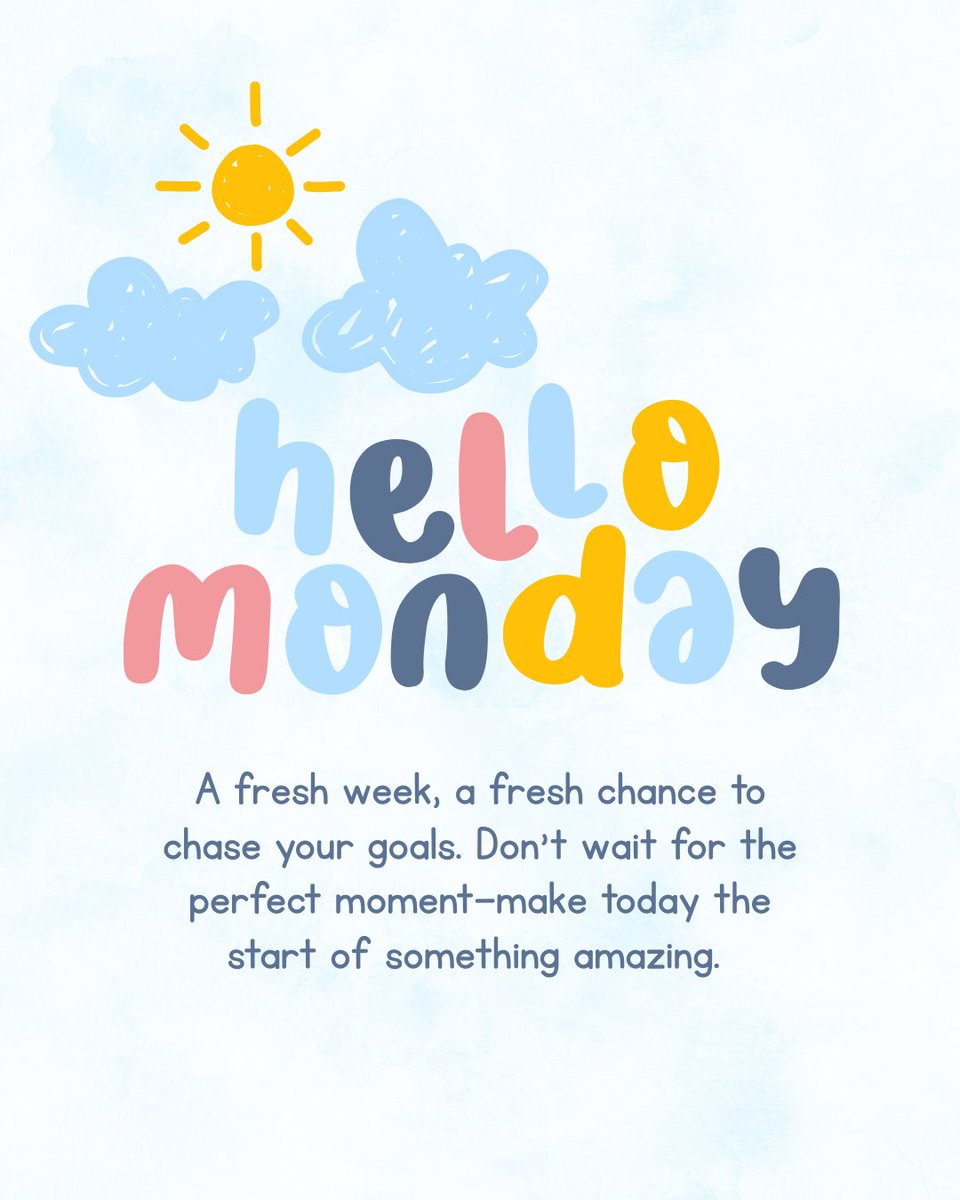 IECatSCSU's tweet photo. A new week means new opportunities to grow, learn, and move one step closer to your goals!🌞📚 https://t.co/zOrei6B5kt