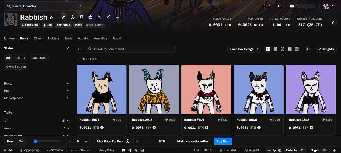 Reveal is live mfs

Flaunt your trashes....