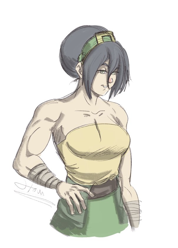 Toph Sketch 
sfw 
#toph