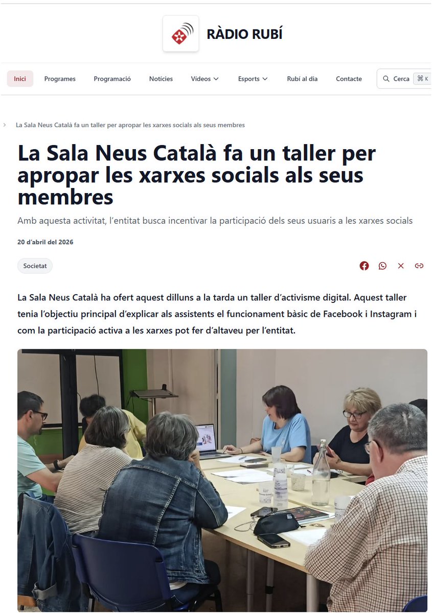 SalaNeusCatala's tweet photo. #SalaNeusCatala #ActivismeDigital #Comunicacio https://t.co/EdvvZCbiIc