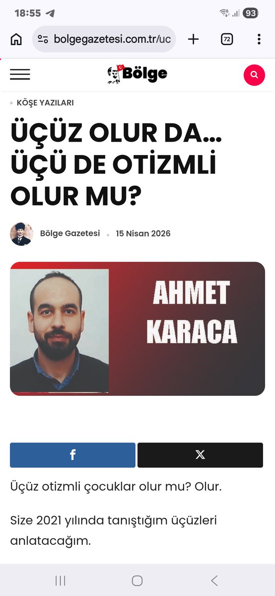 daktilo's tweet photo. Yeni Köşe yazım...
Üçüz Otizmliler

@bolgegazetesi01 

https://t.co/pYJY5RNITK https://t.co/FYJj6yv7ST