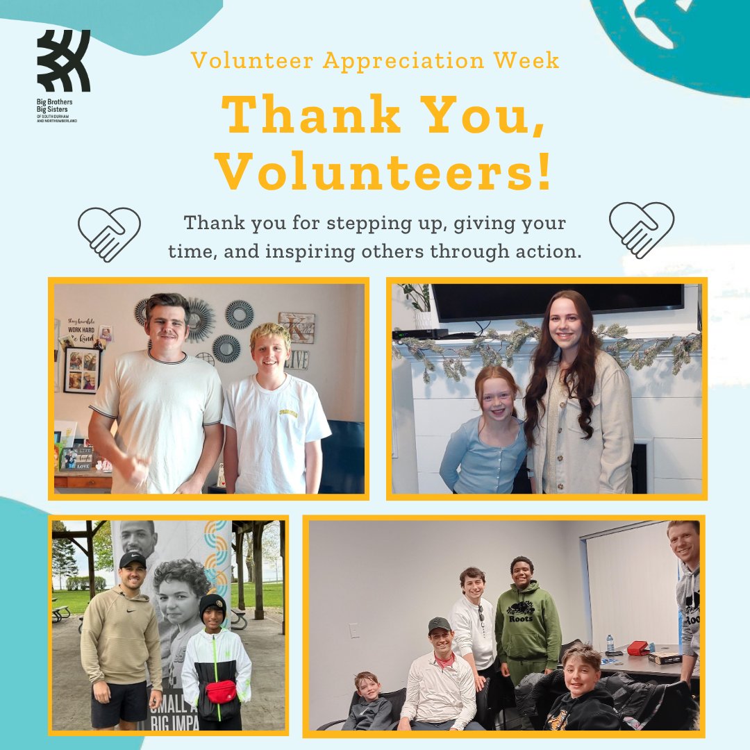 BBBSSWD's tweet photo. Kicking off Volunteer Appreciation Week 💙
To our BBBS volunteers—thank you for the care, time, and lasting impact you make every day. https://t.co/gB2T3hHP6u
