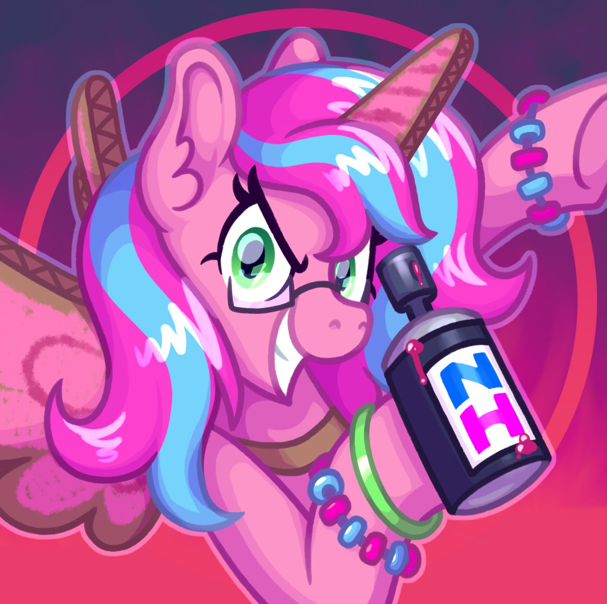 Pinkaboo's Neighhem tweet media
