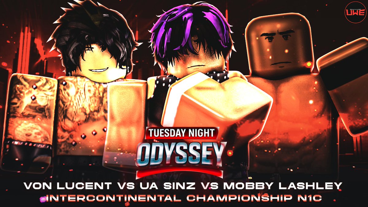 UWEONROBLOX's tweet photo. TOMORROW on Odyssey 🅾️
@ctIlyst IS LIVE!
#VonLucent VS @ua_sinz VS @Mischief_RW IC N1C
#LuchiKalen VS @messicaforever
@kondevouron VS @popularvillainn
AND MUCH MORE..
⏰ TOMORROW, 4:15 PM EST‼️
#UWE2026 #UWEOdyssey https://t.co/0AFQlG2zZs