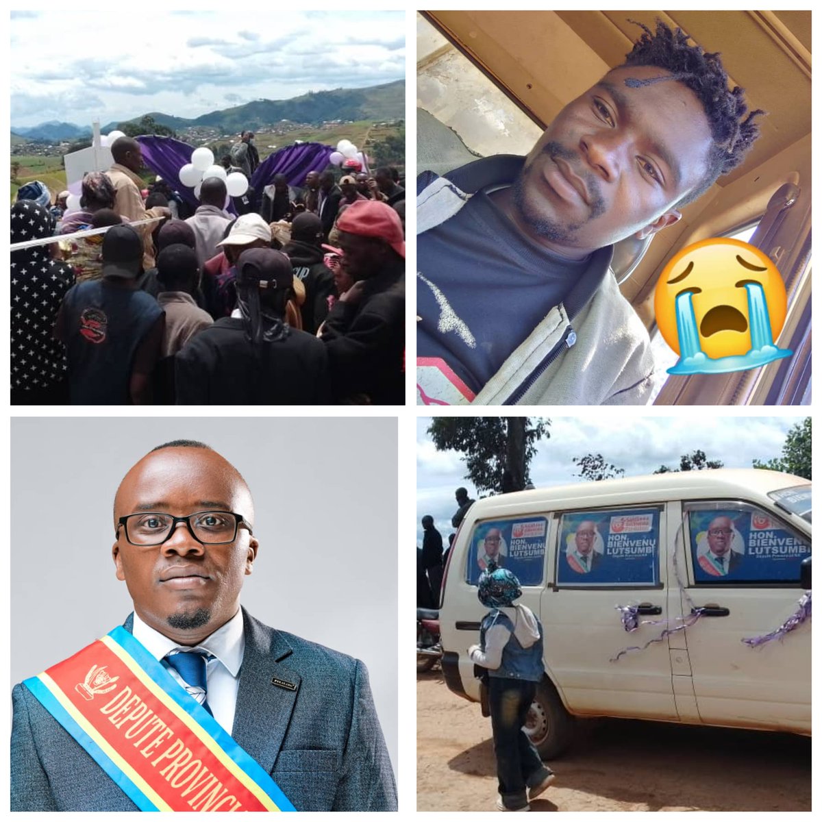 bienveluts's tweet image. L’hon. @bienveluts dénonce le meurtre ce 20 avril du jeune Mukenye Exaucé sur le tronçon #Lukanga–#Musienene. Passager sur une moto en panne, il sollicitait une aide auprès d’un cortège funèbre lorsqu’il a été abattu par des éléments #VDP, qui l’accusaient à tort de tracasseur.