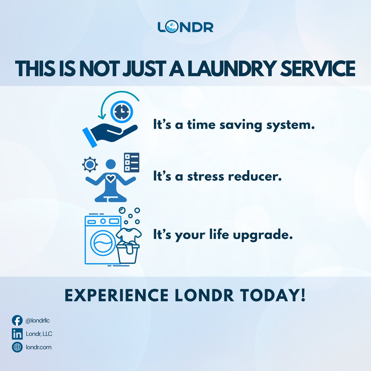 BeatriceVa12903's tweet image. It’s a time-saving system.
It’s a stress reducer.
It’s your life upgrade.

Experience Londr today.

🌐 londr.com
📩 ben@londr.com

#LifeUpgrade #Londr #ConvenienceFirst