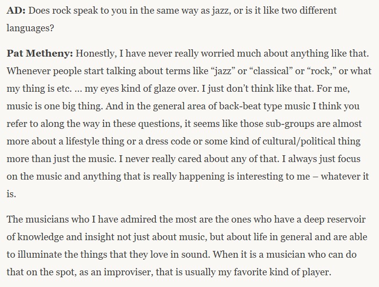 more people need to realize this is the correct approach to music