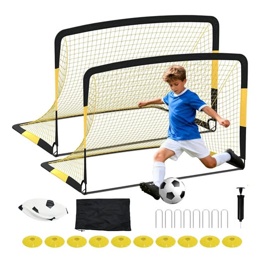 activesportshub's tweet image. Turn any space into a soccer field with the 2-Pack Portable Soccer Goal Set! Easy to set up and built for durability, it’s perfect for backyard games, training drills, and on-the-go play. 

#SoccerTraining #BackyardSoccer #GameReady #TrainHard #soccerlife

activesportshub.com/.../2-pack-por…