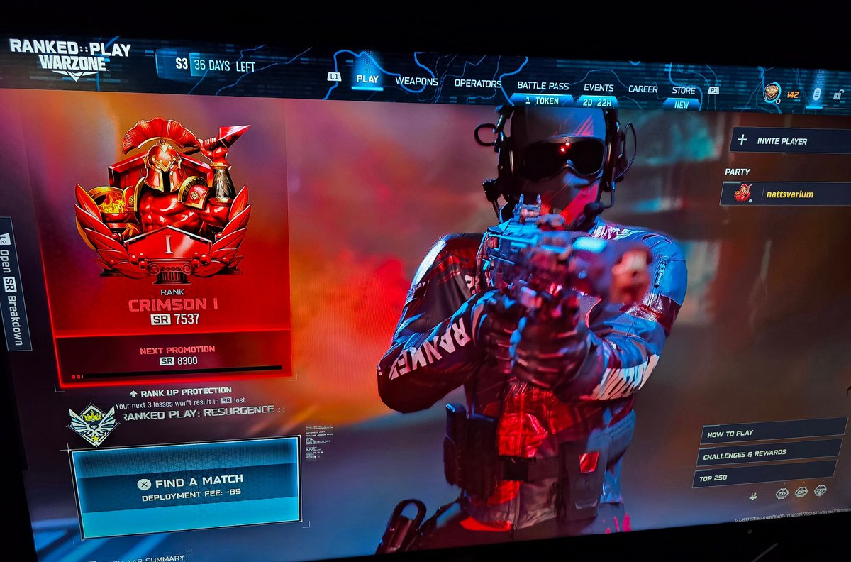 Nattsvarium's tweet image. Finally COD Warzone Ranked "CRIMSON" Player 🥹🥳🎉..

#CodWarzone #WarzoneCOD #WarzoneRanked #RankedWarzone #RankedCOD #CodRanked #CallOfDuty