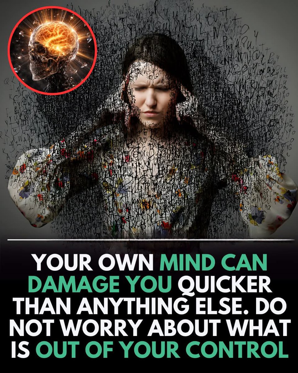 SmartScience's tweet image. Constantly stressing over things you can’t control slowly harms your body. It keeps your brain releasing cortisol, the main stress hormone, which weakens immunity, disrupts sleep, and speeds up aging.

Research shows that accepting uncertainty and focusing on what you can