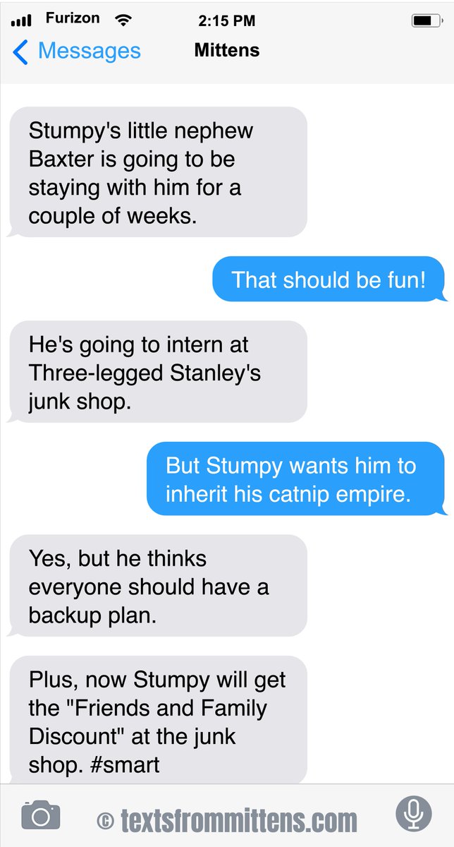 TextFromMittens's tweet image. NEW Daily Mittens: The Backup Plan Edition  
More Mittens: buff.ly/2HTfcMp #textsfrommittens #webcomic #webcomics #texts