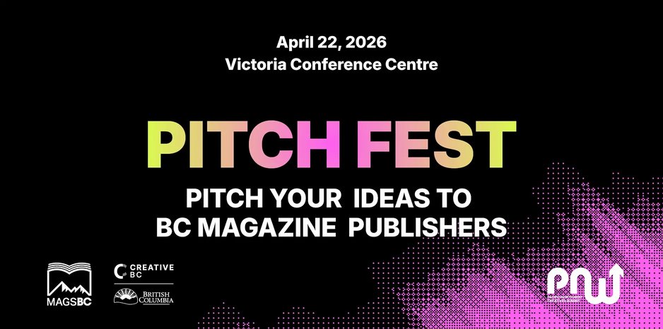 magsbc's tweet image. Pitch Fest 2026, April 22, 1:30-3 p.m. @ the PNW   Summit, Victoria, BC
Here is your chance to connect with &amp;amp; pitch your   story, idea, photo essay to a magazine professional one-on-one.
shorturl.at/1zjWM
#gettingpublished #freelancers #journalists   #WhatWeShare #PNWSummit