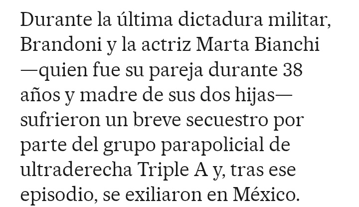 La Triple A no actuó durante dictadura militar, lo hizo durante el gobierno constitucional de Isabel Perón, quizás deberían corregir el error <a href="/elpais_espana/">EL PAÍS España</a> <a href="/delfinatece/">Delfina Torres Cabreros</a>

elpais.com/cultura/2026-0…