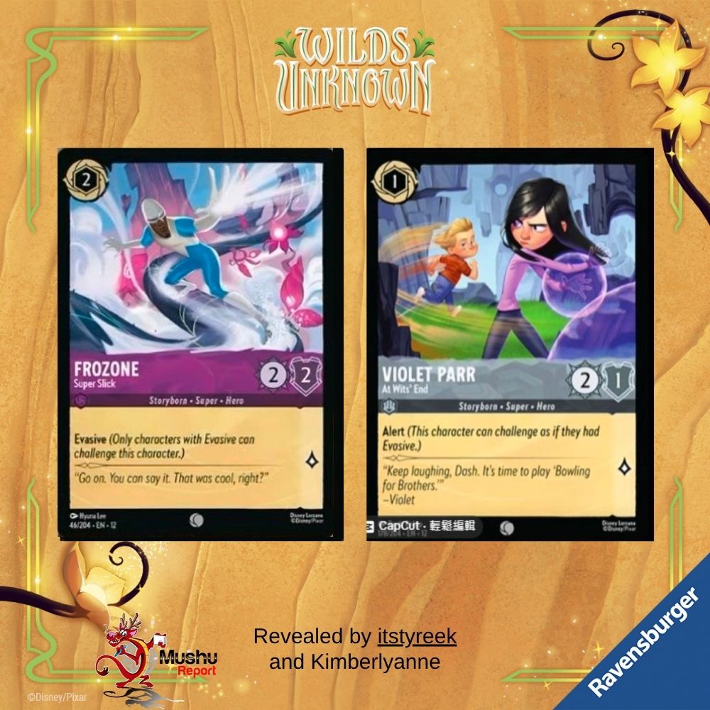MushuReport's tweet photo. A look at the connected art cards coming to Wilds Unknown!

https://t.co/SBMmRvD9uO

#disneylorcana #wildsunknown https://t.co/W40WGuU2IL