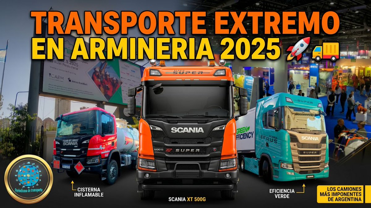 🚛 ¡Transporte Extremo en Arminera 2025! 🚀 Descubre el poder de los colosos VW y Scania.

🎥 youtu.be/b7f1t4-i4EU

🌐 …riodismodetransporte.esperandovia.com