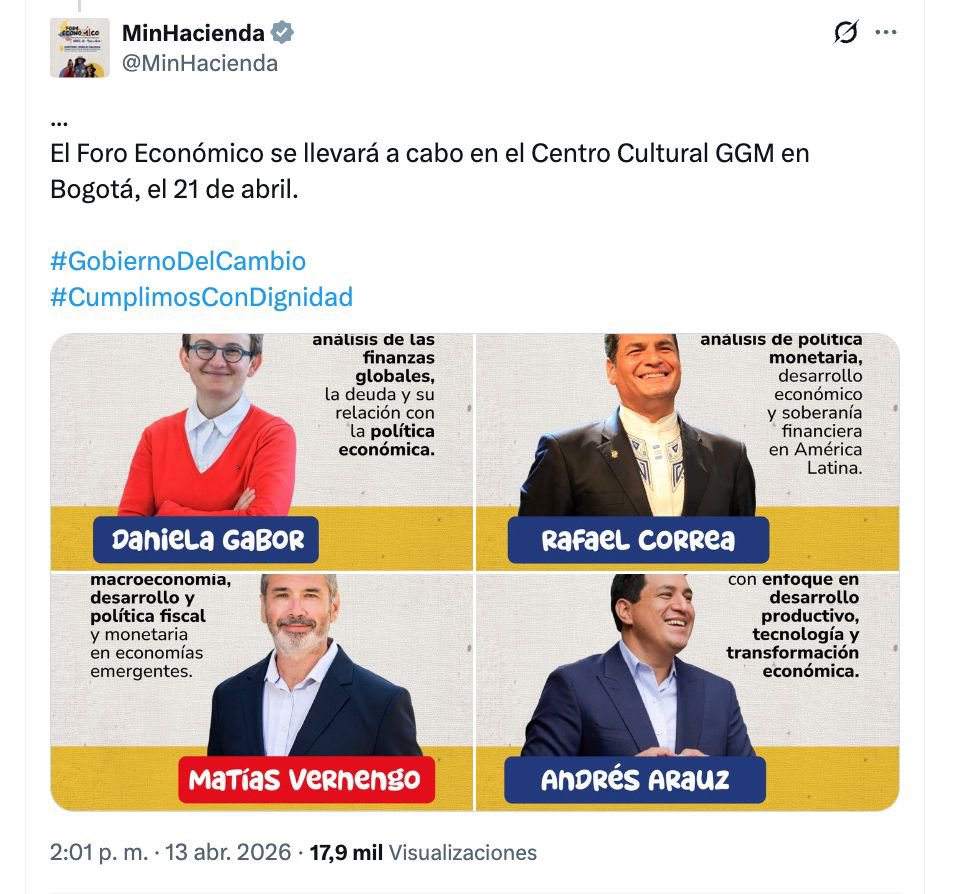 María Fernanda Cabal tweet media