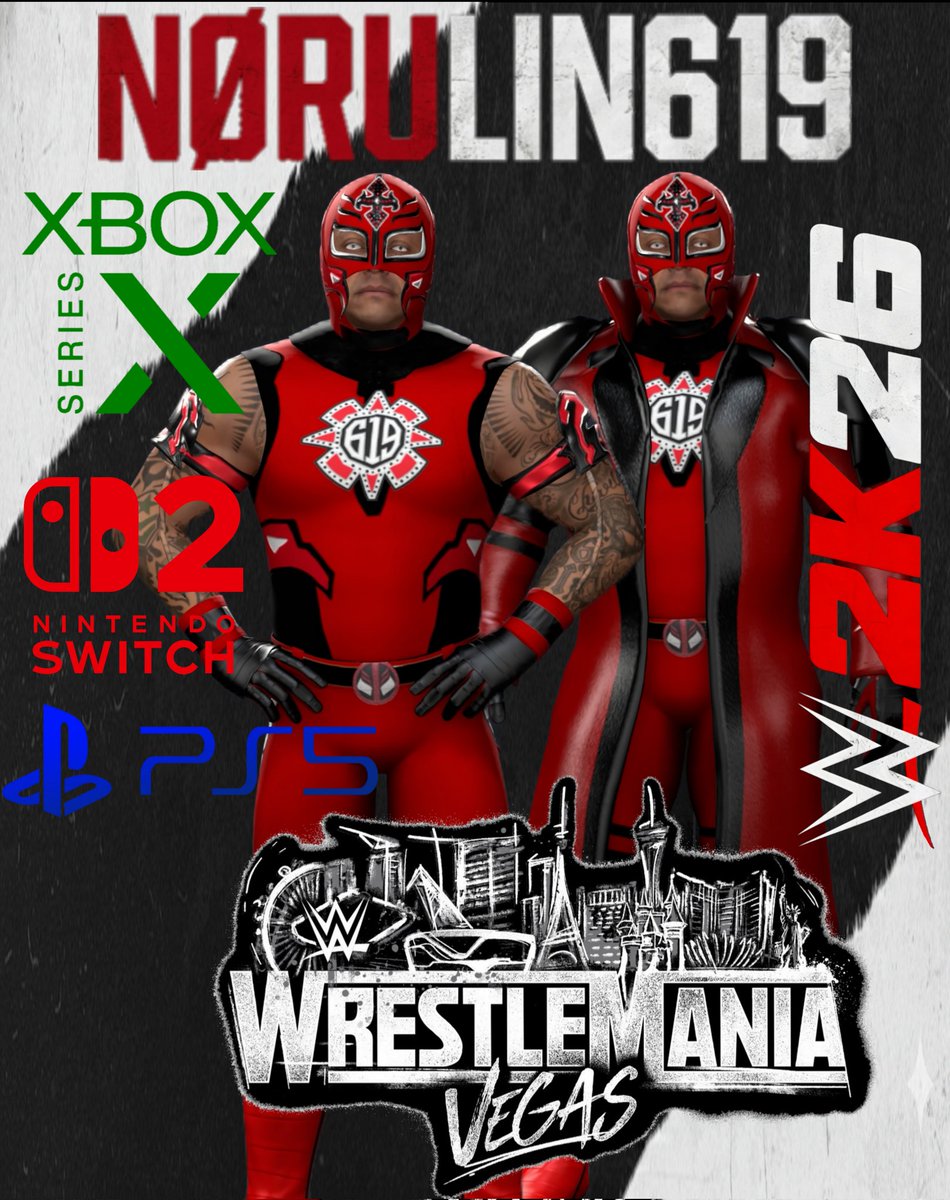 Rey mysterio WrestleMania 42 Attire👑

NOW AVAILABLE IN COMMUNITY CREATIONS 🔥 

HASHTAG: NORULIN619 

#WWE2K26 #ReyMysterio #WrestleMania #Playstation5 #XboxSeries #NintendoSwitch2