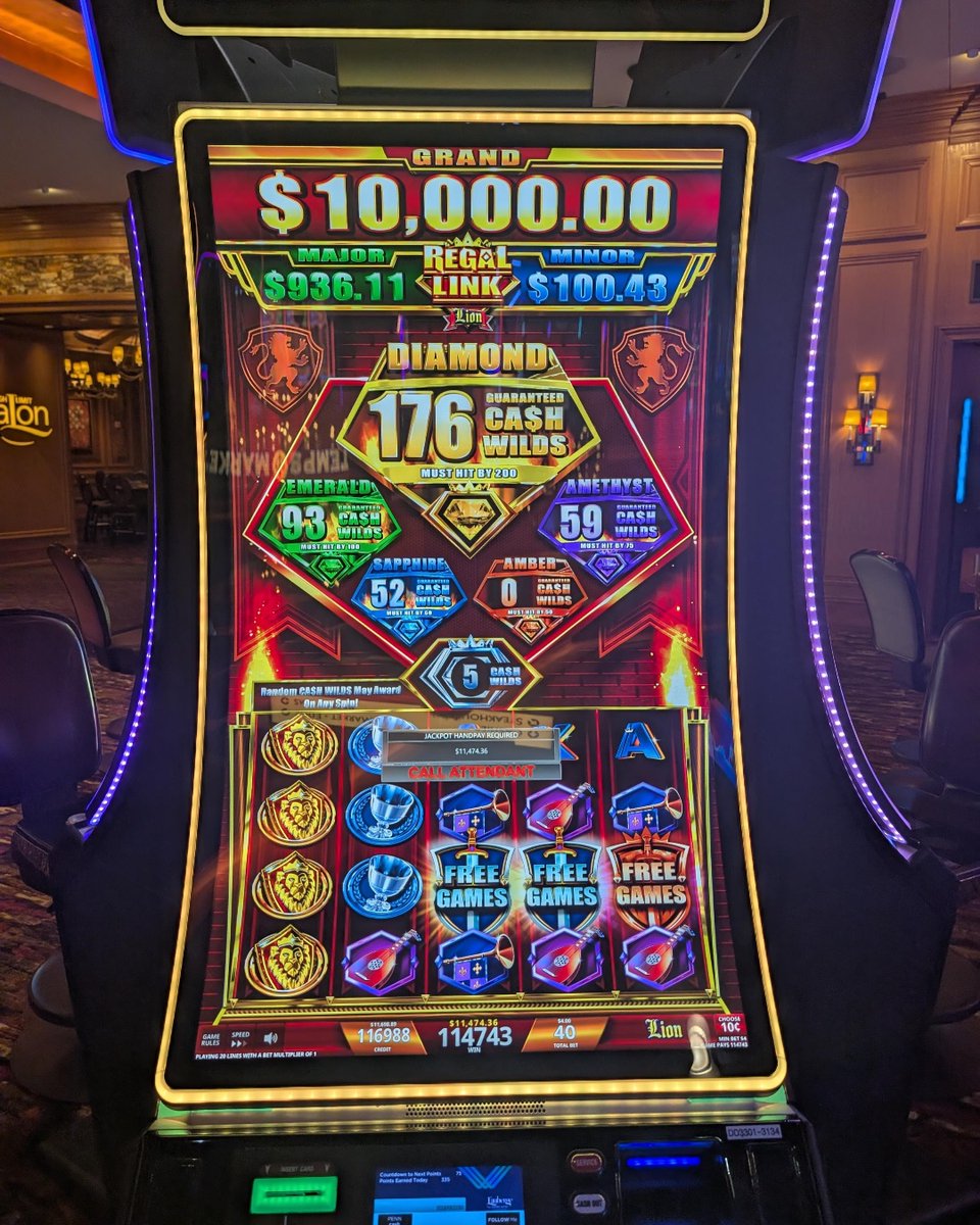 LAubergeBR's tweet image. We're feeling extra green today 🤑 

Gambling Problem? Call 1-877-770-STOP.
#JackpotWinner #Handpay #SlotsWin #LaubergeBR