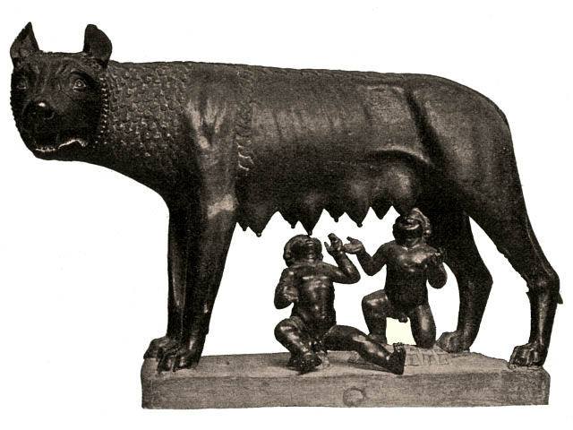 Today 753 BC Romulus and Remus found Rome (traditional date). They were the children of Rhea Silvia and Mars. Their story is recorded by many authors including Virgil who claims their birth and adventures were fated in order for Rome to be founded.
