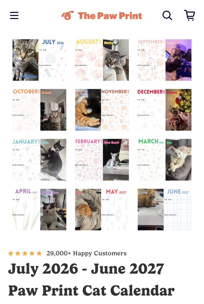 Link in bio for my cat, Echo feature in a cat calendar &amp; My poem Is Feature in another. Link in the bio for my cat, poem and calendar lovers✨