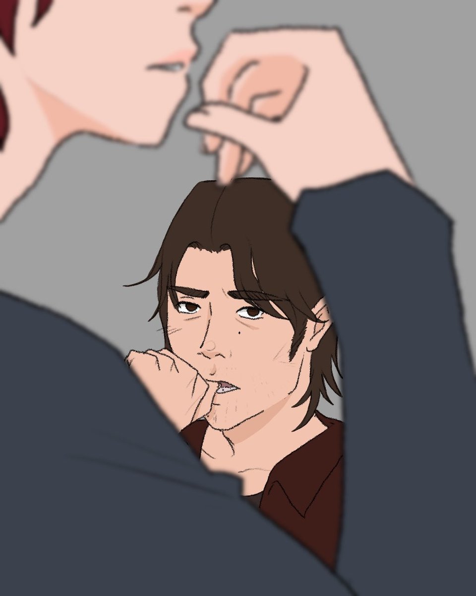 porcelaincomic's tweet photo. oc x canon character art i don't care i don't care i don't care I DON'T CARE I DON'T CARE I DON'T CAAAAAAARE https://t.co/ixkPpbdMDR