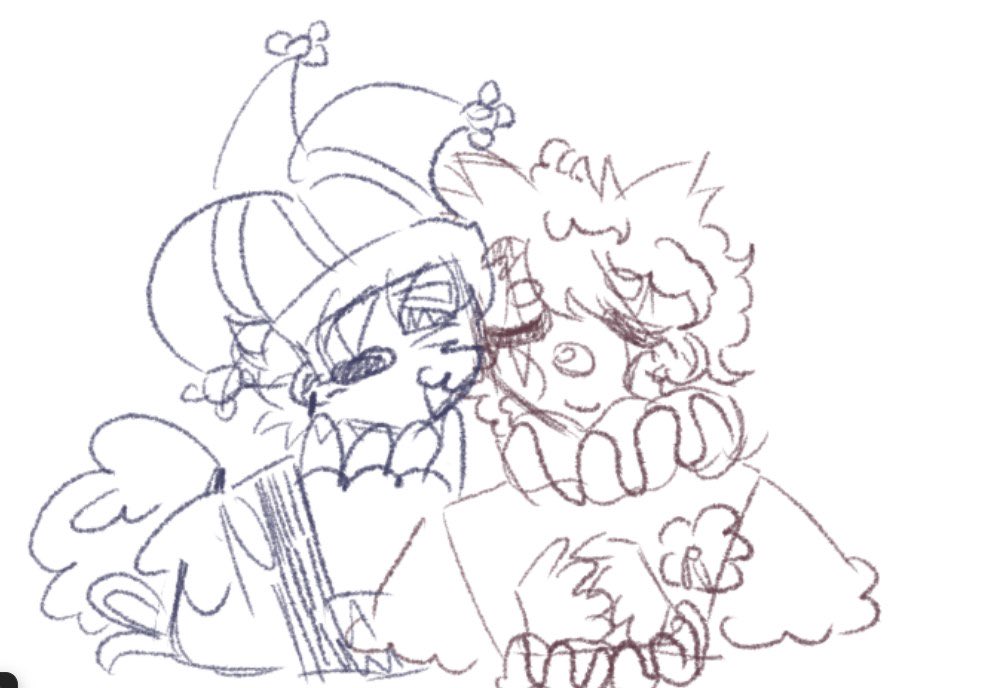 jaybirdsstuff's tweet photo. #kalbert but theyare jester and clown https://t.co/xO5akukpl3