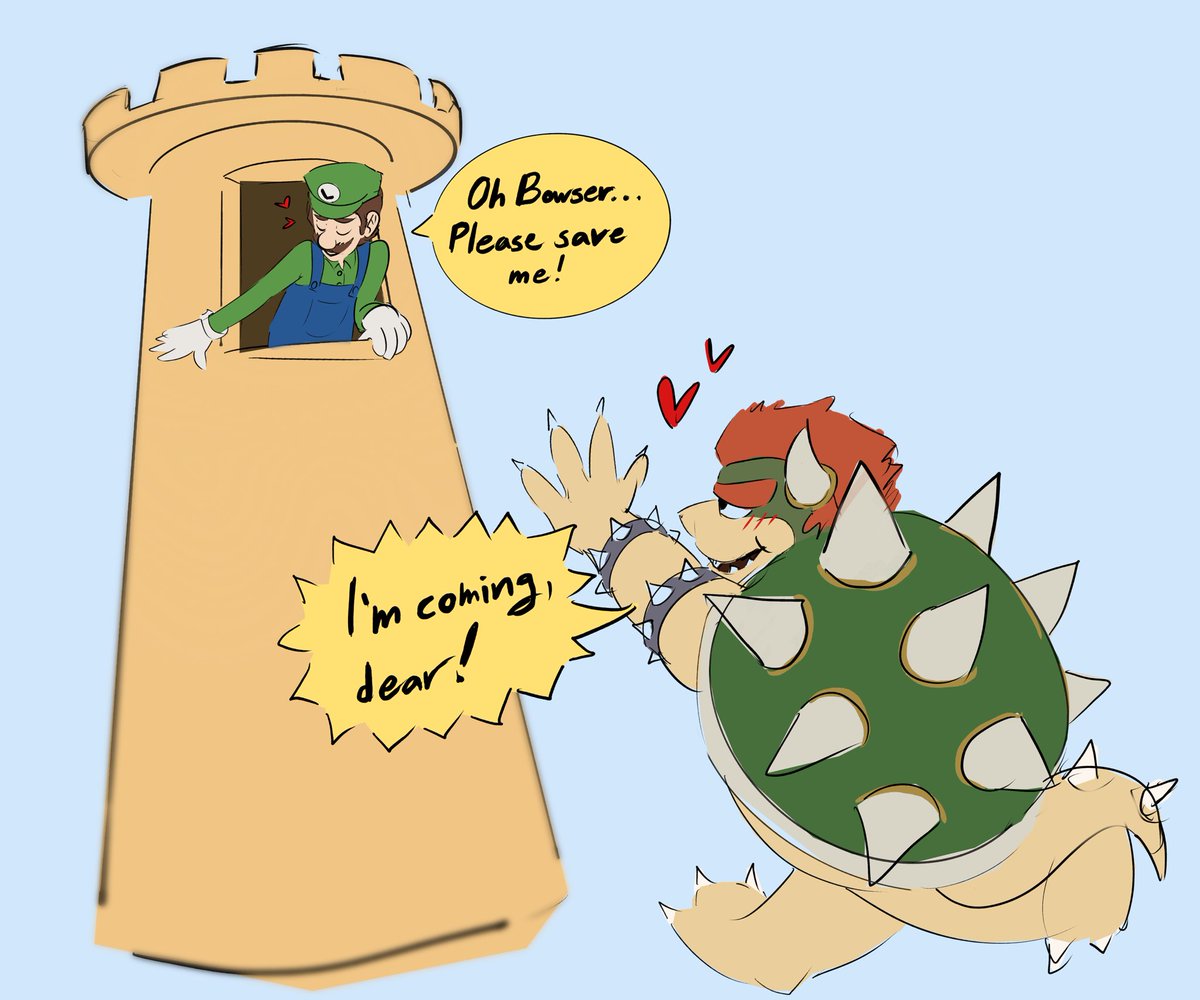 ur_left_butt's tweet photo. bowuigi is so back #bowuigi #luigixbowser #MarioMovie https://t.co/3ClapcpQq2