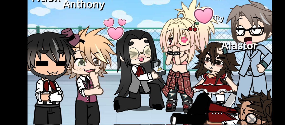 RyabokonNa65701's tweet image. What is even happening here... 🐍🍒#Cherrisnake #hazbinhotel #gacha #Sirpentious #Angeldust #Husk #Cherribomb #Vox #Alastor #Niffty