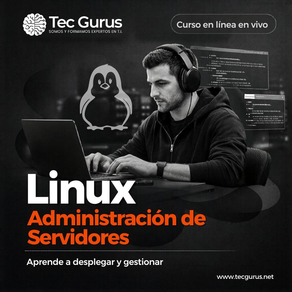 tecgurusnet's tweet photo. 🚀 Conviértete en ese perfil técnico que las empresas necesitan.
Aprende Linux con enfoque práctico y conoce cómo se administran servidores en entornos reales.

Comenta ADMIN y activa tu beca exclusiva.

#AdminLinux #Linux #Servidores #Capacitacion #SoyGuru https://t.co/aPjTNXDhrw