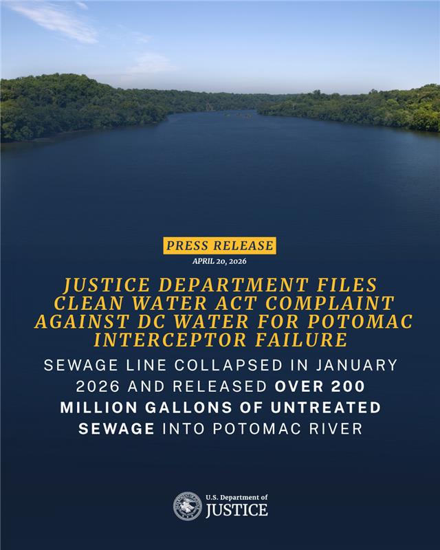 DOJ Environment and Natural Resources Division tweet media