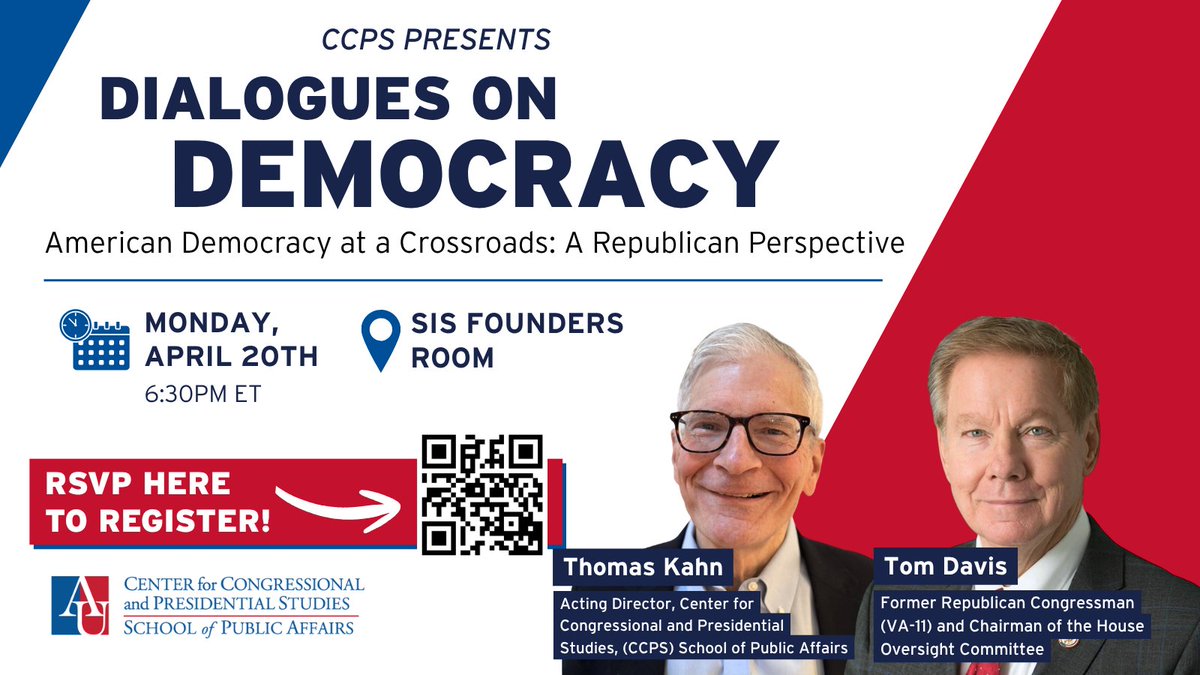 AU Center for Congressional & Presidential Studies tweet media