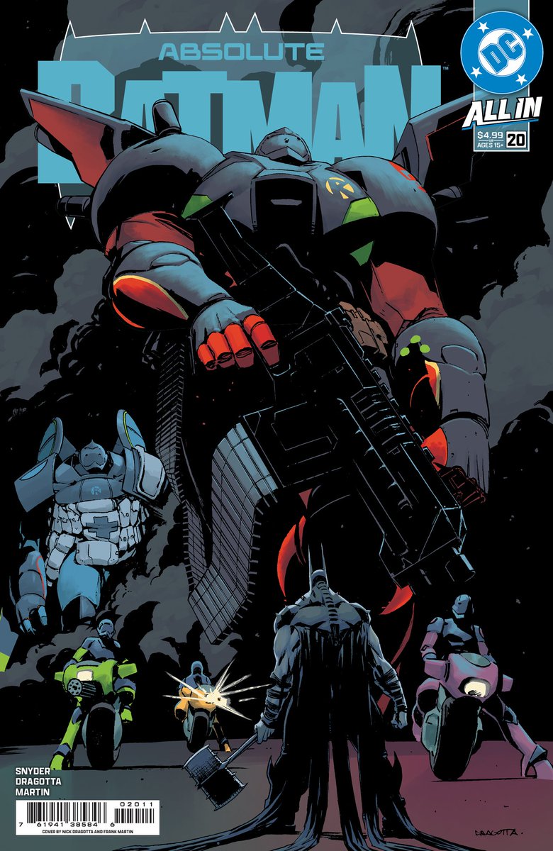 Last chance to pre-order ABSOLUTE BATMAN #20, first full appearance of the Robins, at your comic store before Final Order Cut-Off!

This issue WILL sell out, so this is your only guaranteed way to get your hands on this first printing!