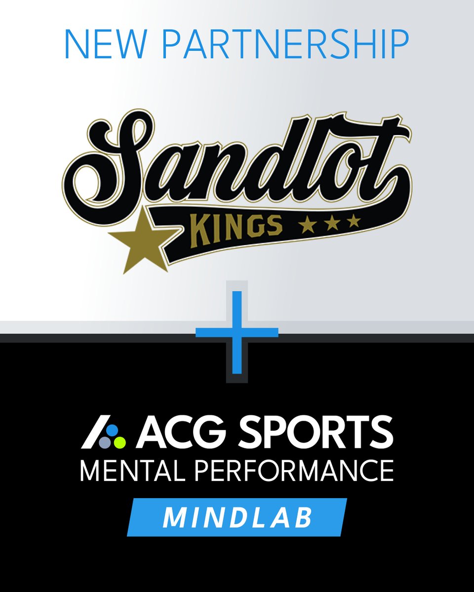 acg_mp's tweet photo. NEW PARTNERSHIP 📢 Joining us for MindLab are the Sandlot Kings — a youth baseball team from Norwalk, IA. We can't wait to welcome you into the lab and kick off your mental performance coaching!

MindLab is ACG's online monthly mental performance coaching for youth athletes. Available for individuals, teams, and organizations. Five streaming times to choose from, held every third Monday of the month.

#youthsports #mentalperformance