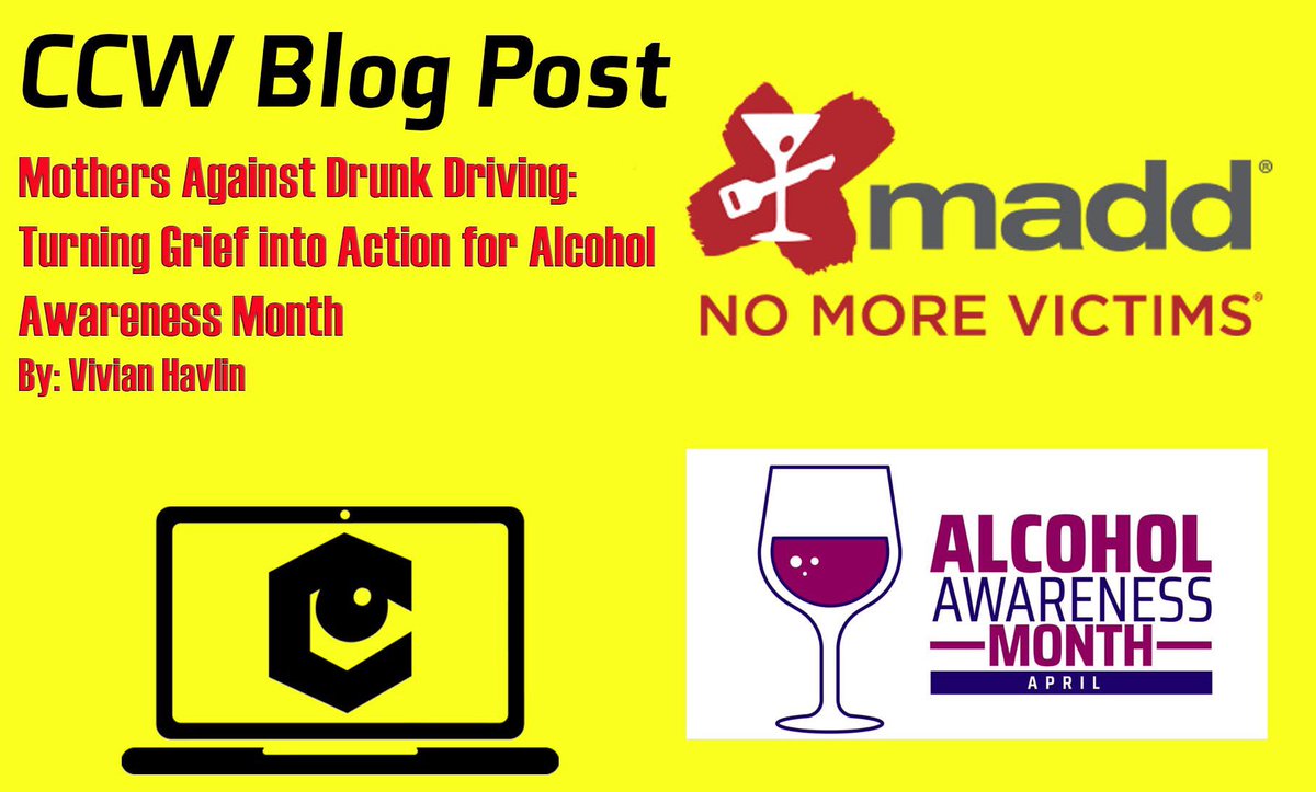 CCWMiamiDade's tweet photo. 🚨New Blog Post 🚨 Mothers Against Drunk Driving: Turning Grief into Action for Alcohol Awareness Month.  Read more here —-> https://t.co/YI0w3mY1SK https://t.co/YeHNSVvIlL