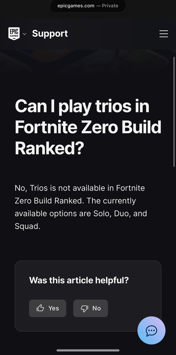 emilygoold_'s tweet photo. @FortniteStatus why isn’t Zero Build Ranked squads working? Keep getting matchmaking error when trying to queue. It says squads is in available in ranked ZB on your website. https://t.co/AW2xuVwTkh