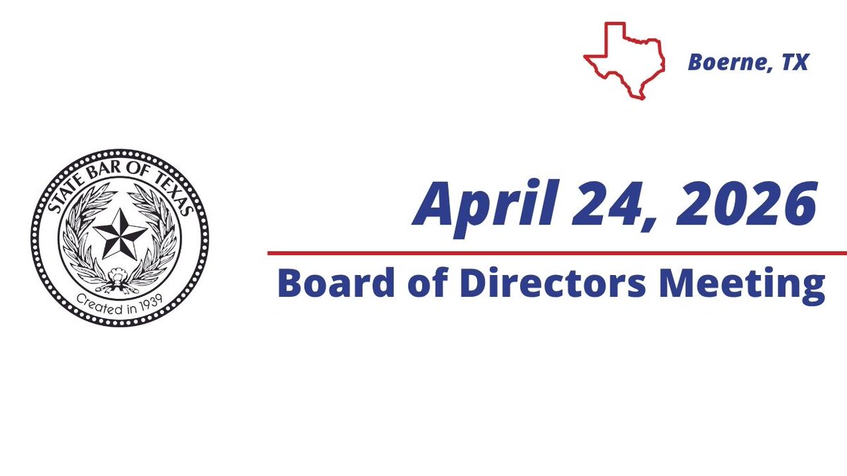 State Bar of Texas tweet media