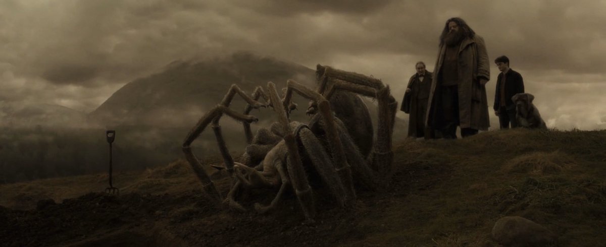 multiversohp's tweet photo. 20 de abril de 1997: Aragog morre após contrair uma doença. https://t.co/T0Q0uFCYD5