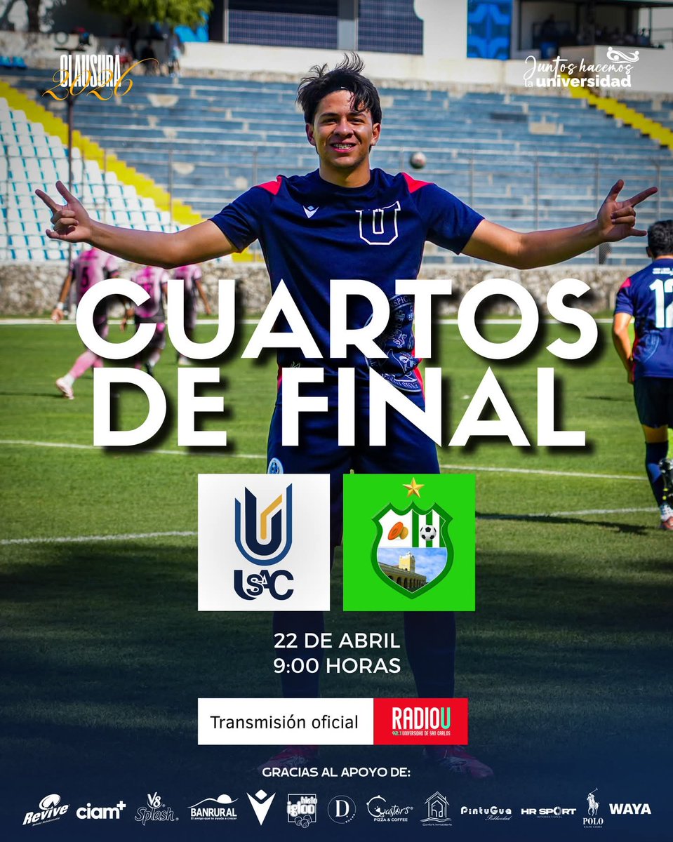 Por el momento es a puerta cerrada, vamos USAC!