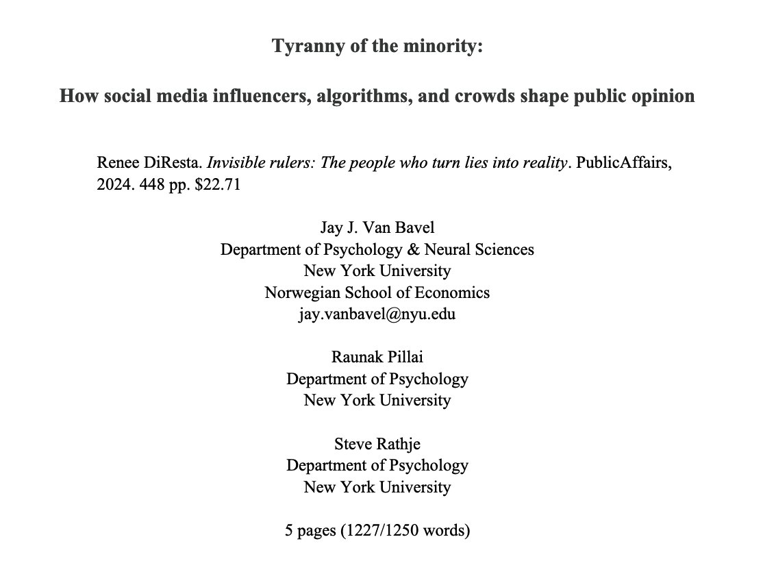 Jay Van Bavel, PhD tweet media