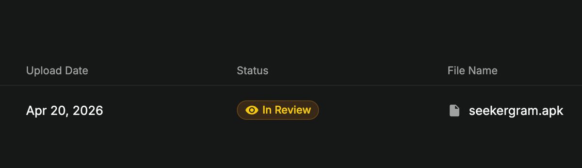 SeekerGram tweet media