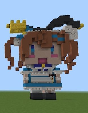 tachibana_64's tweet image. 麻雀を教えてくれた大好きな配信者様、聖夜ノ雪(@holy_night_snow)様のFAをマイクラにて作らせていただきました！
この衣装作りたかったから満足(⌯¤̴̶̷̀ω¤̴̶̷́)✧
いつも楽しい朝の時間をありがとうございます( *˙꒳˙*)ﾉｼ
 #ゆきへんげ
 #Minecraft