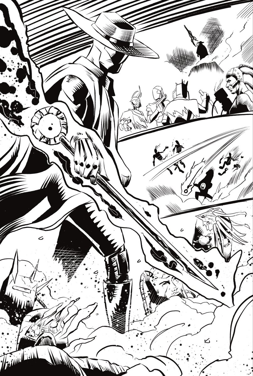 jeremymegert's tweet image. When The Strider issue 3 drops I will have 92 pages of story all done. 
😁🤘✍️✏️🖋️ #comicbook #comicart