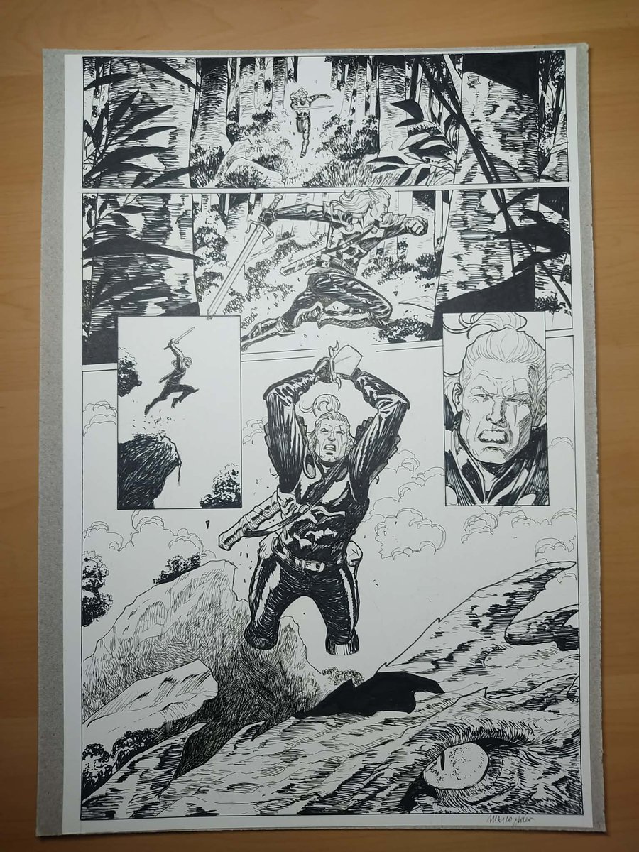 marcofodera's tweet image. SOLD!  #comics #thewitcher #originalartwork
