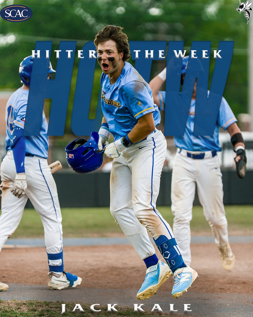 LETUAthletics's tweet photo. 🏆 SCAC BASEBALL SWEEP |

@LETU_Baseball Jack Kale (Hitter) and Clayton Holt (Pitcher) earn SCAC weekly honors

➡️ Kale: .500, 3 HR, 7 RBIs
➡️ Holt: 1-0, 9 IP, 0 R, 9 K

STORY: https://t.co/f1pAnwGQJc

#LeTourneauBuilt #d3baseball https://t.co/crL9RZstEQ