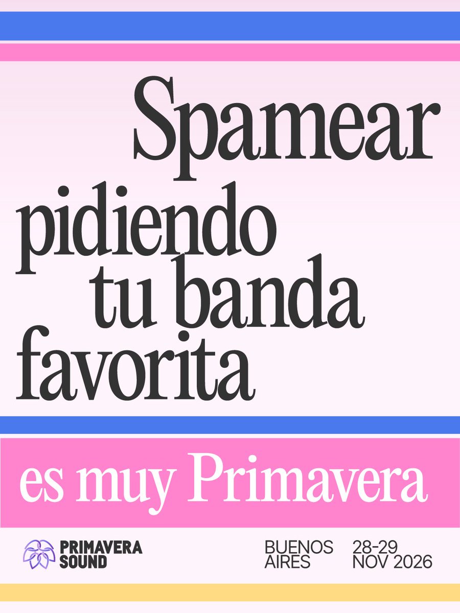 Primavera Sound Buenos Aires tweet media