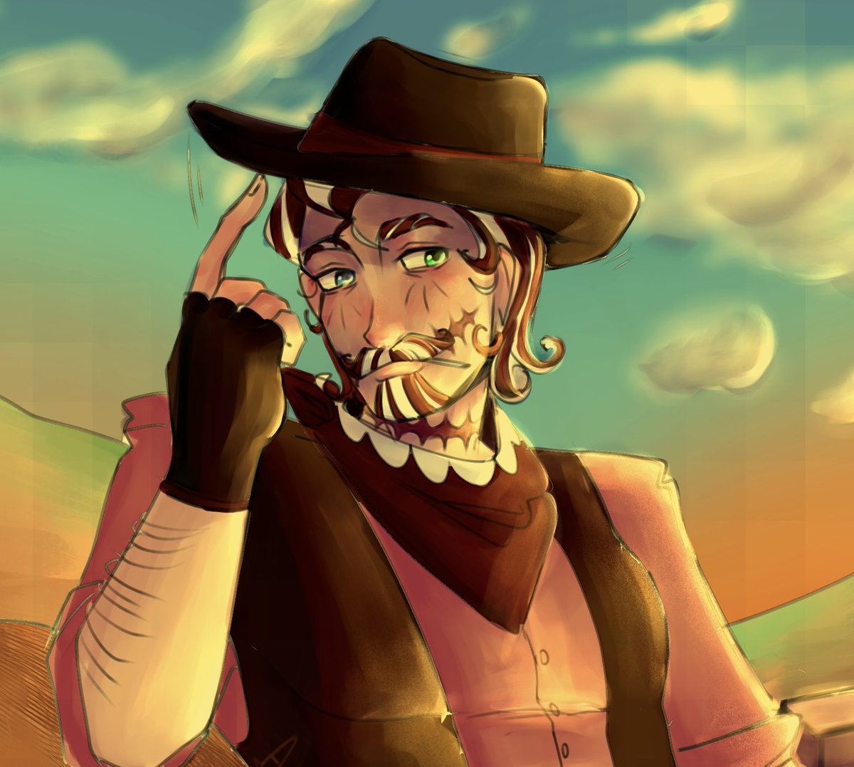 AstraArtUwU's tweet image. Just a cowboy Caine because I wanted to.

#TADC #TheAmazingDigitalCircus #caine