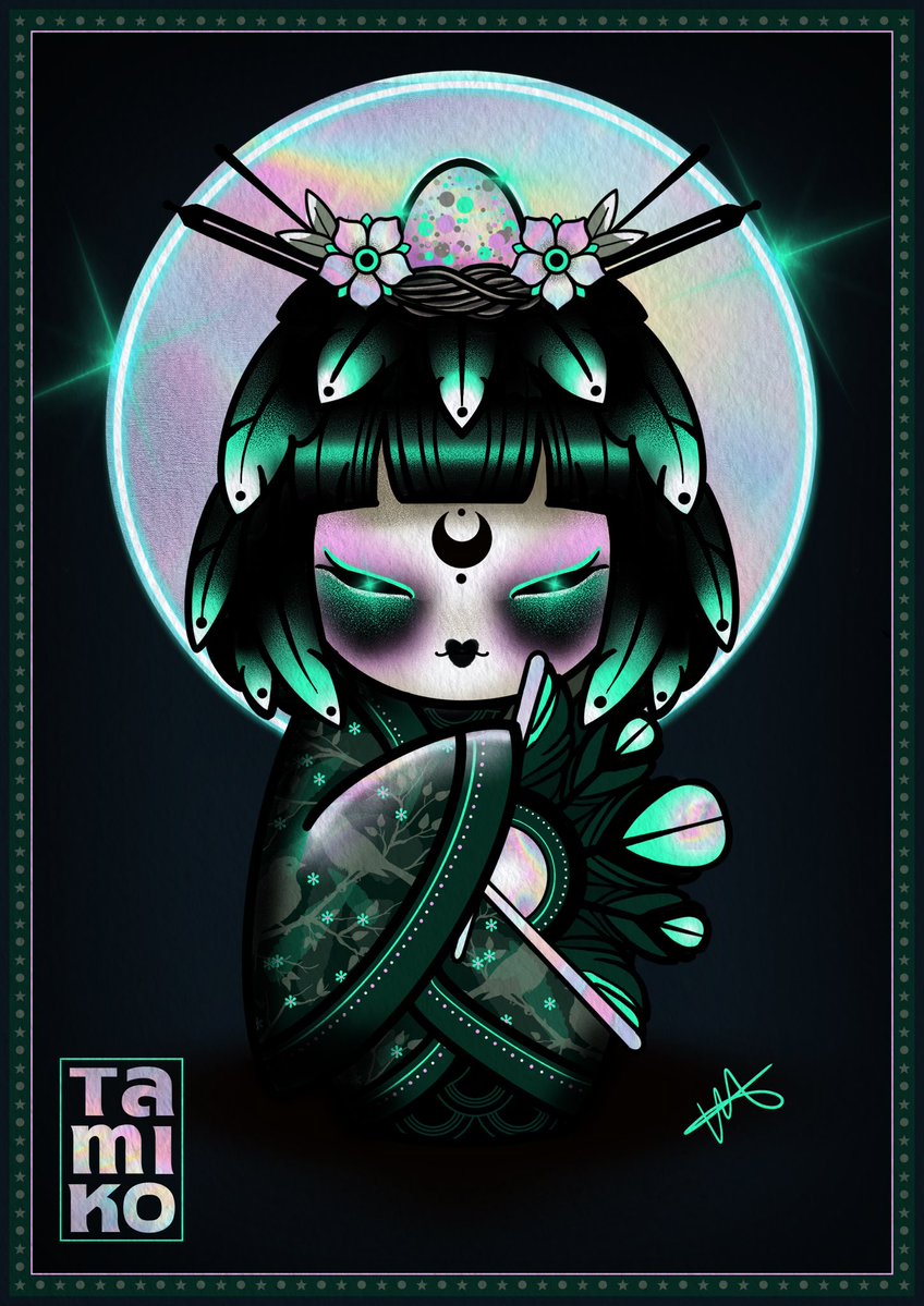 CuteCreepyGang's tweet image. Mystic Moon Bonus 🌝

Tamiko Egg Moon 🥚✨

Mint a Lunar Witch during this cycle
and receive her as a bonus NFT airdrop

Spring is waiting to hatch… 🌙

#NFTCollection #NFTArt