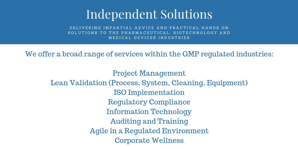 IndependentSol4's tweet image. We have widespread experience in all areas of activity within the regulatory environment independentsolutions.ie #Pharma #BioTech #MedTech #Pharmaceuticals
