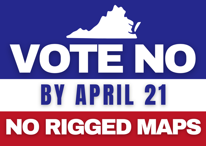 LifeNewsHQ's tweet photo. Everyone in Virginia needs to vote NO on this sham redistricting plan to let radical pro-abortion Democrats take over the state. https://t.co/VmjAptoC2r