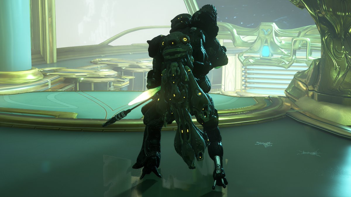 #Warframe #WarframeCaptura 
There's just something cute about a Kuva Lich that looks heavily armored, but uses a bow. 🤣
